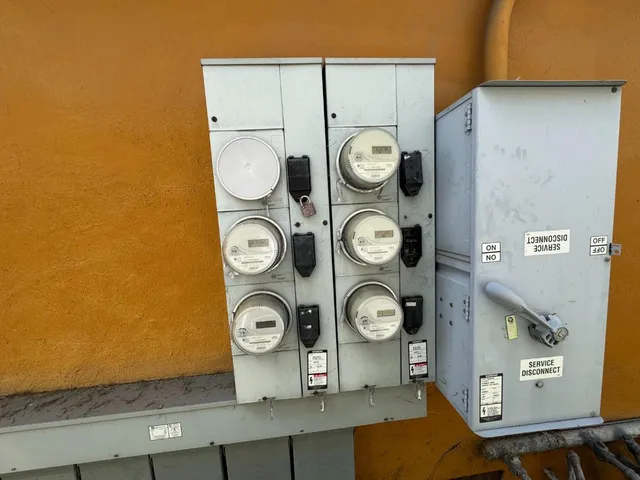 a view of a swimming pool with a chair