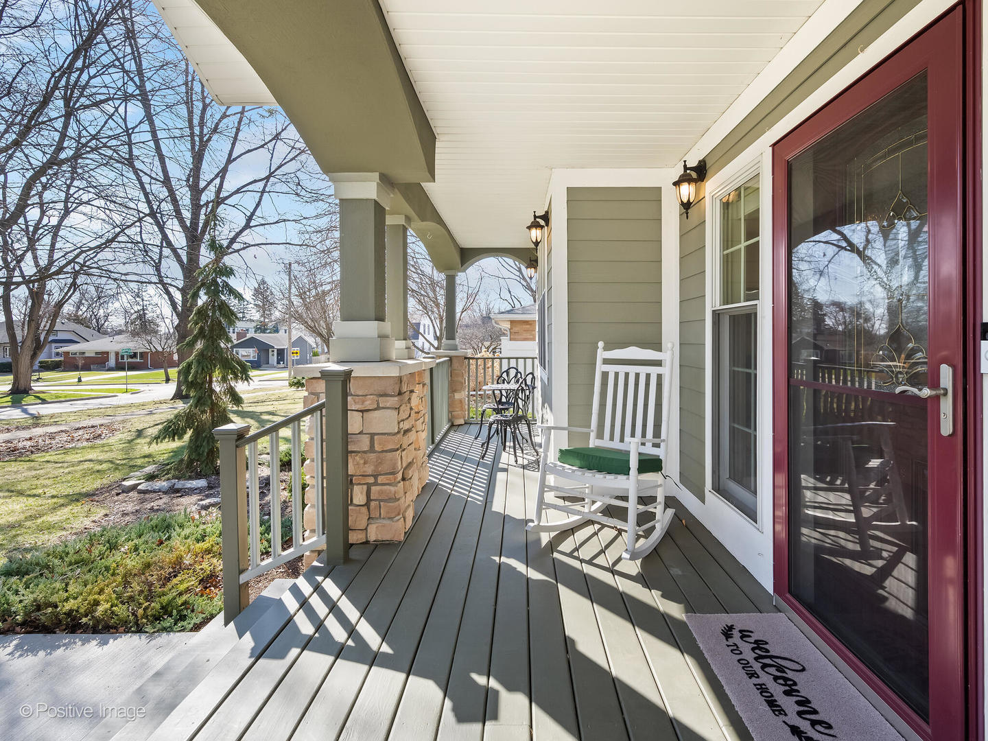 1607 East Indiana Street Wheaton, IL 60187 - Photo 3 of 31 a view of a balcony with wooden floor