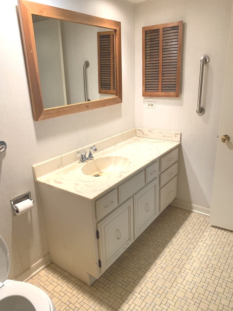 2210 Banbury Road Inverness, IL 60067 - Photo 21 of 41 a bathroom with a sink and mirror