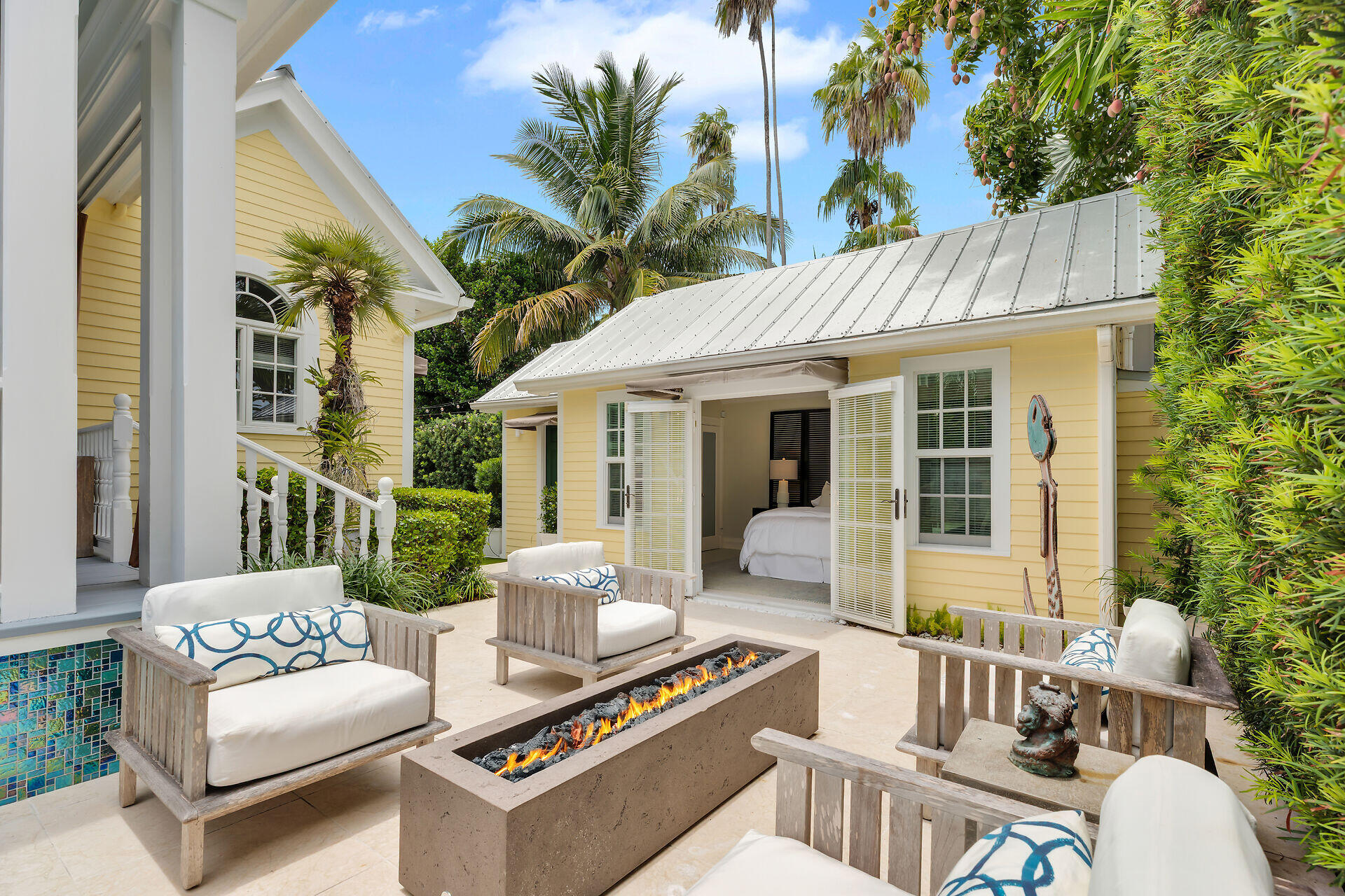 619 Ashe Street Key West, FL 33040 - Photo 10 of 42 Fire Pit/ Guest Cottage