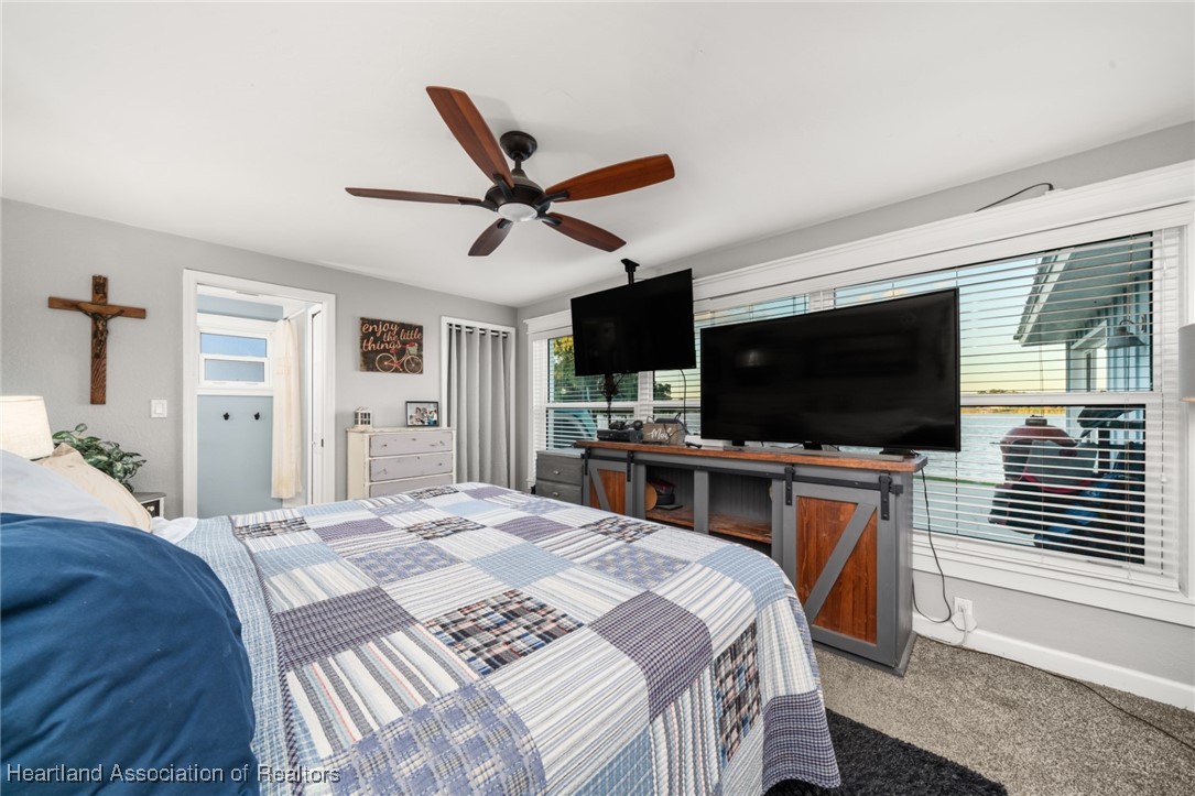 59 Twin Lakes Road Lake Placid, FL 33852 - Photo 24 of 45 MASTER BEDROOM #2 with lake views