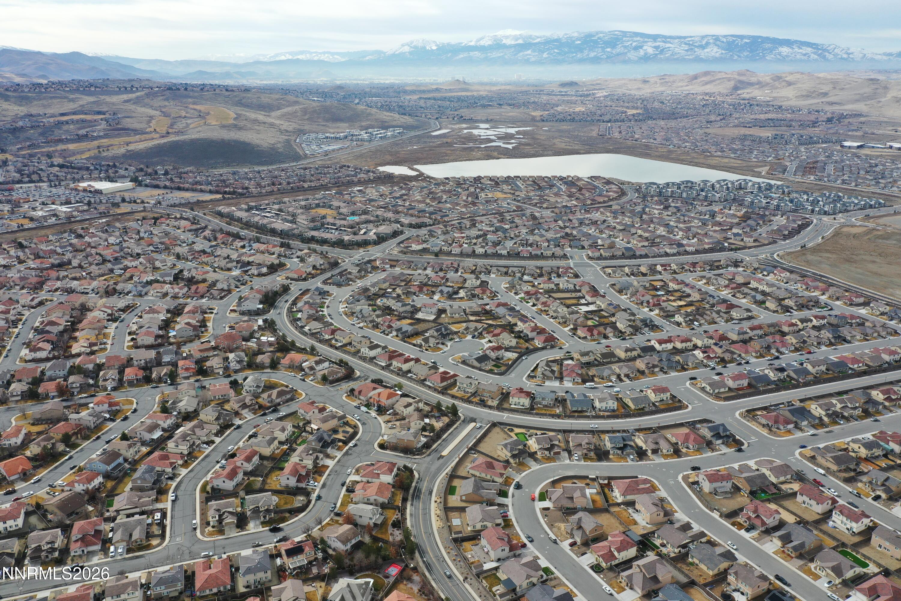 6997 Spencer Ridge Court Sparks, NV 89436 - Photo 36 of 38 an aerial view of a house