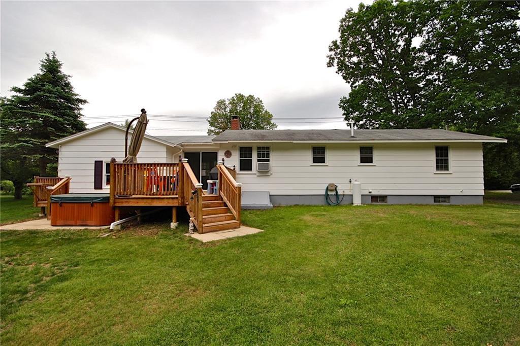 204 Main Street Springvale, ME 04083 - Photo 29 of 35 Back of your home with deck and hot tub