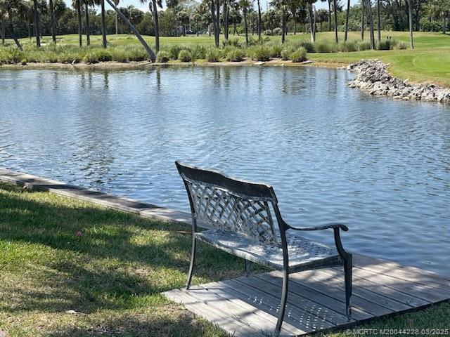 5565 Northeast Gulfstream Way Stuart, FL 34996 - Photo 19 of 21 a view of a lake with outdoor space