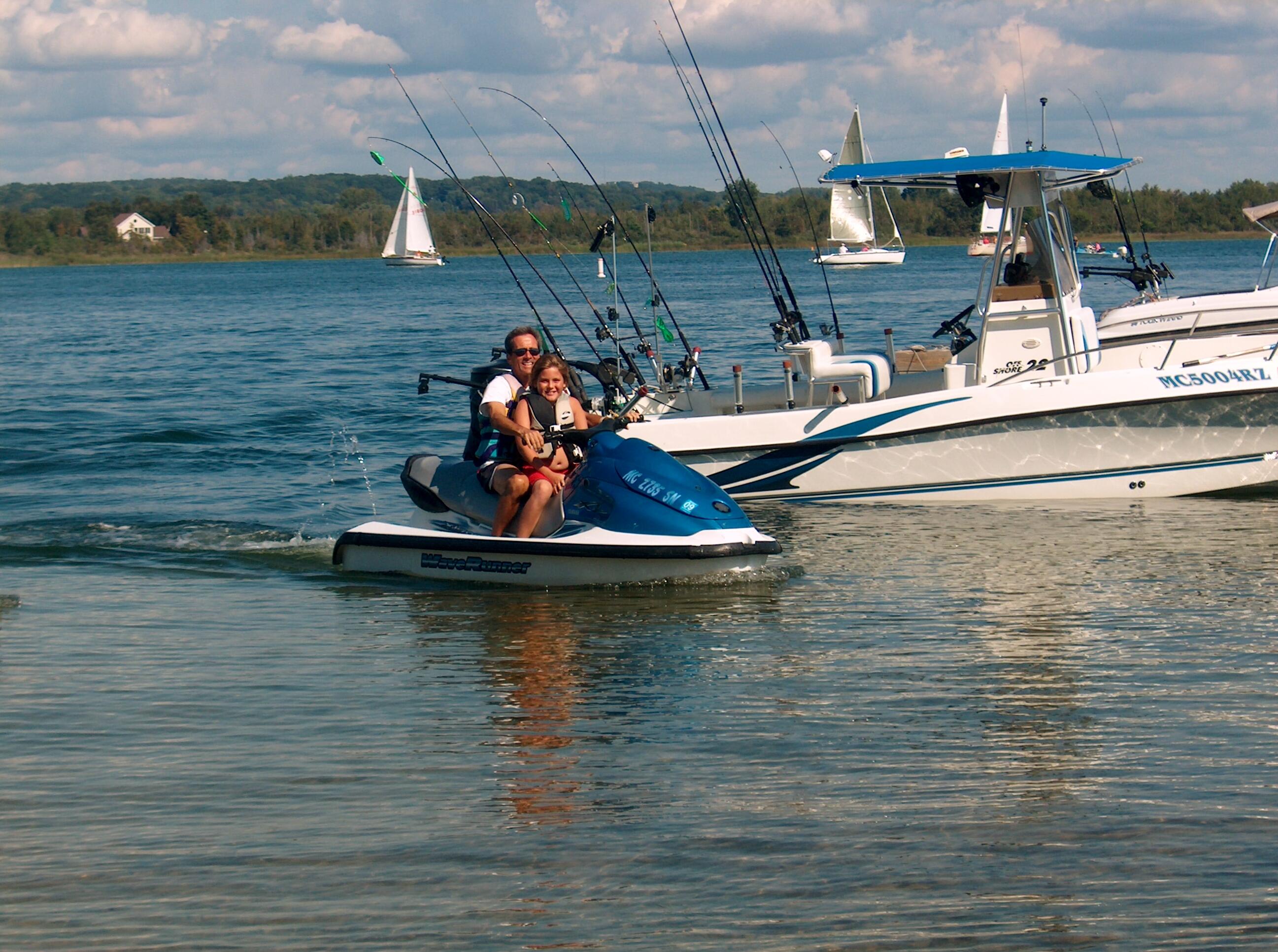 Eagle Ridge Circle Onekama, MI 49675 - Photo 17 of 25 Boating on Portage Lake