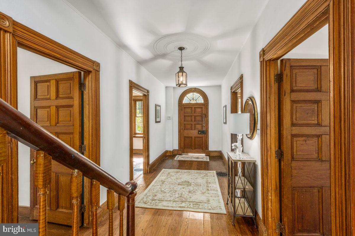 569 Conestoga Road Villanova, PA 19085 - Photo 13 of 52 Center Hallway Opens To Rooms On Both Sides