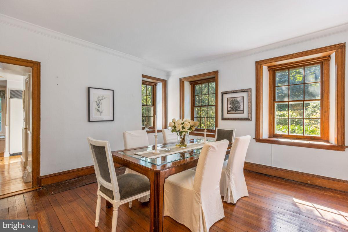 569 Conestoga Road Villanova, PA 19085 - Photo 15 of 52 Large Dining Room With Many Large Windows