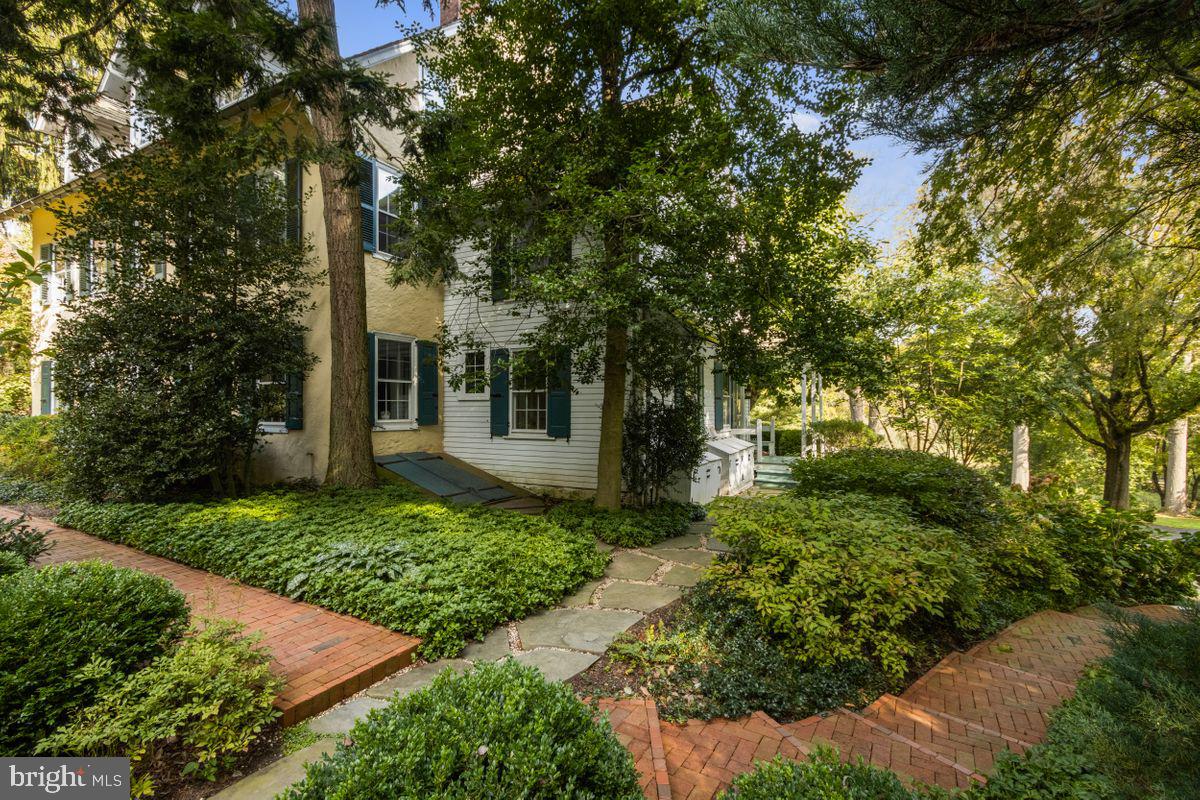 569 Conestoga Road Villanova, PA 19085 - Photo 4 of 52 Plantings & Walkways To Side Door And Driveway