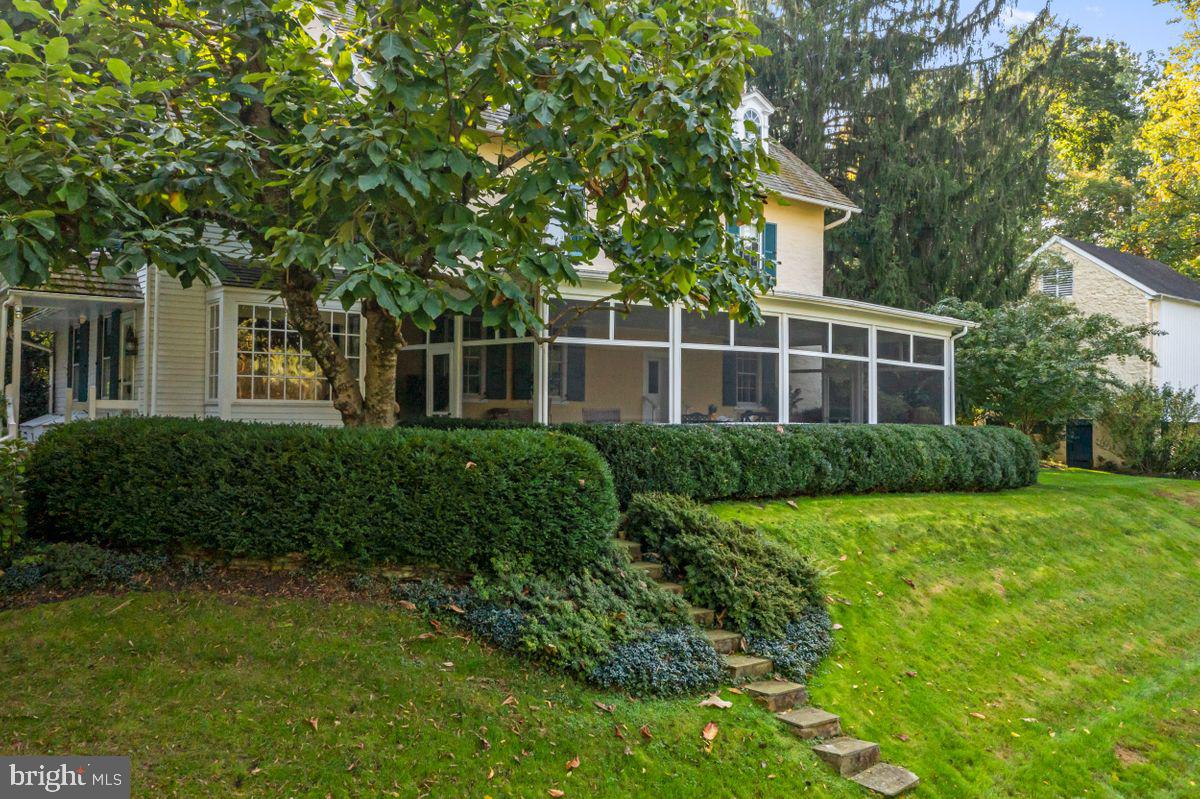 569 Conestoga Road Villanova, PA 19085 - Photo 44 of 52 Screened Porch As Seen From Rear Yard