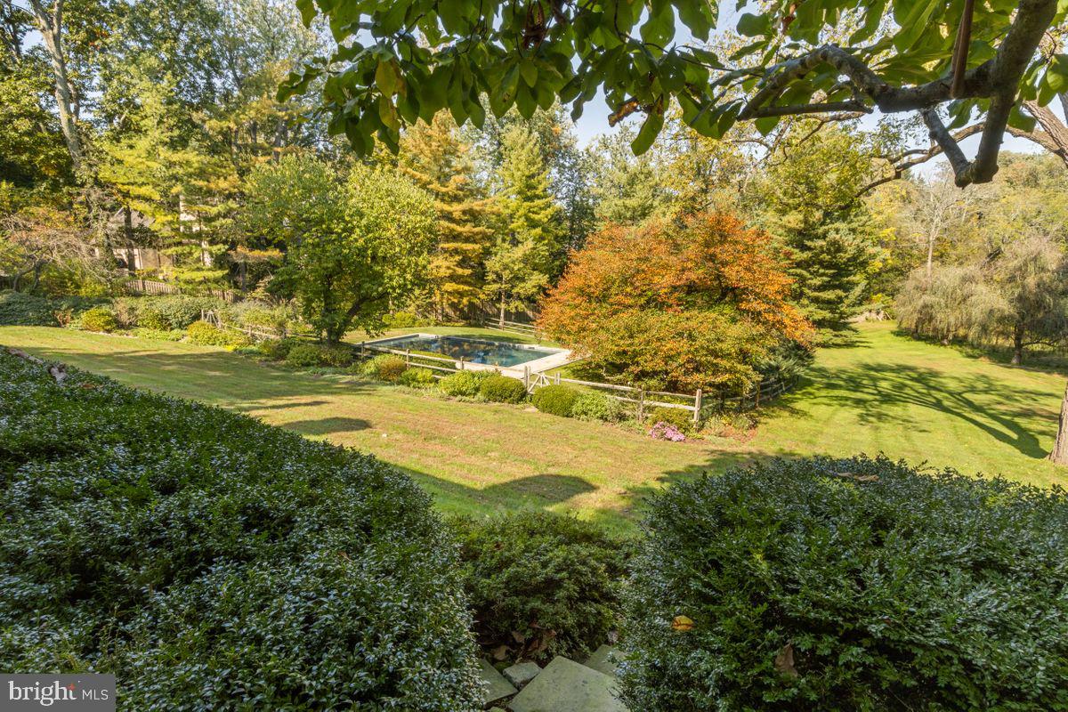 569 Conestoga Road Villanova, PA 19085 - Photo 45 of 52 View Of Pool From Rear Of House