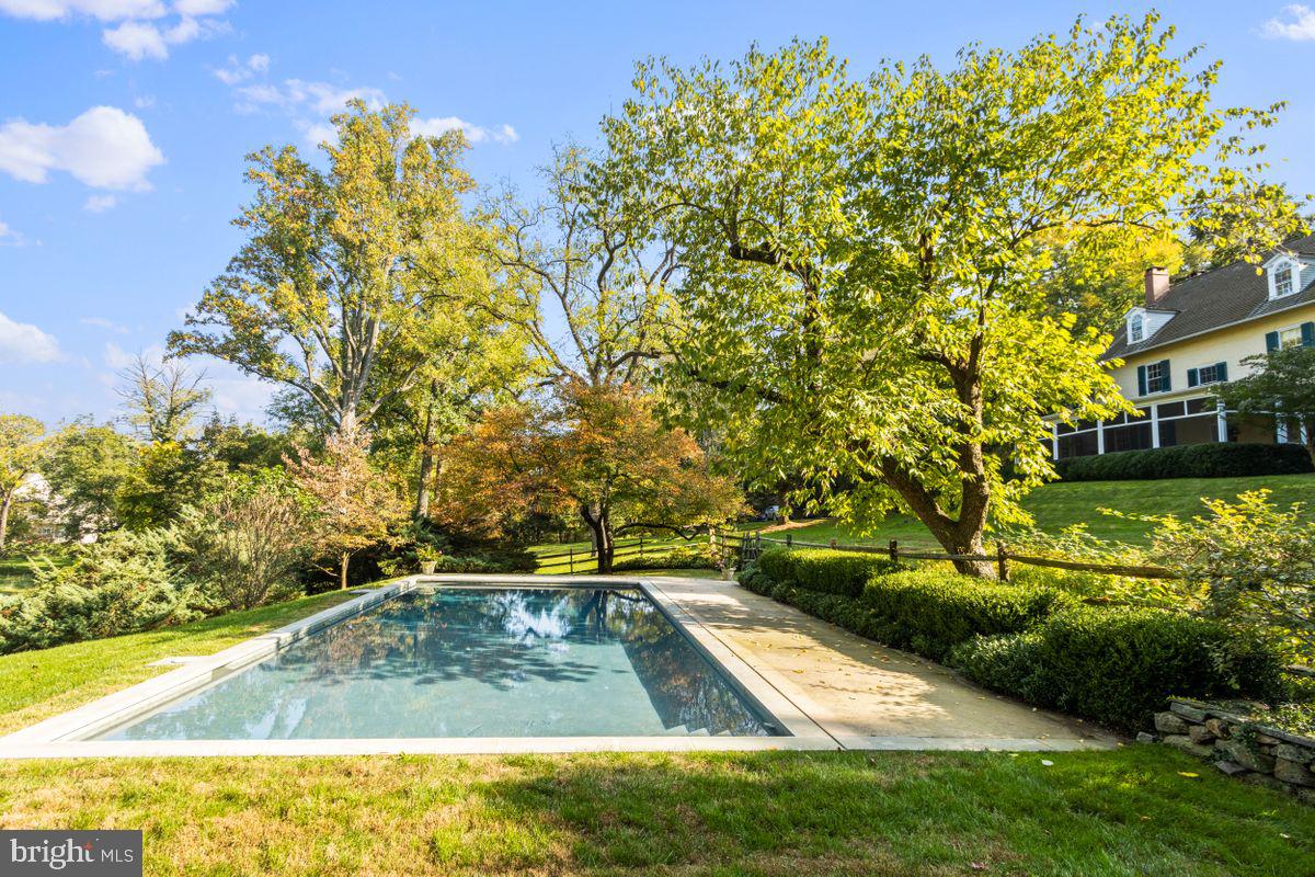 569 Conestoga Road Villanova, PA 19085 - Photo 46 of 52 Beautiful Inground Pool & Patio Surround