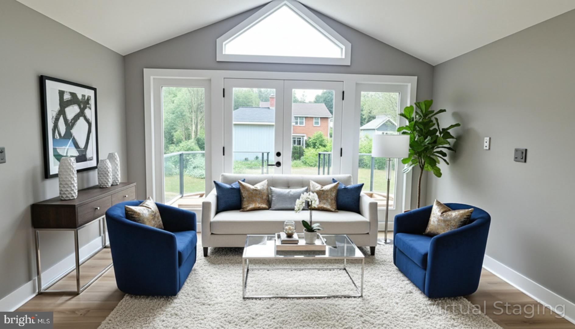 5401 Ferndale Street Springfield, VA 22151 - Photo 3 of 28 a living room with furniture potted plant and a window