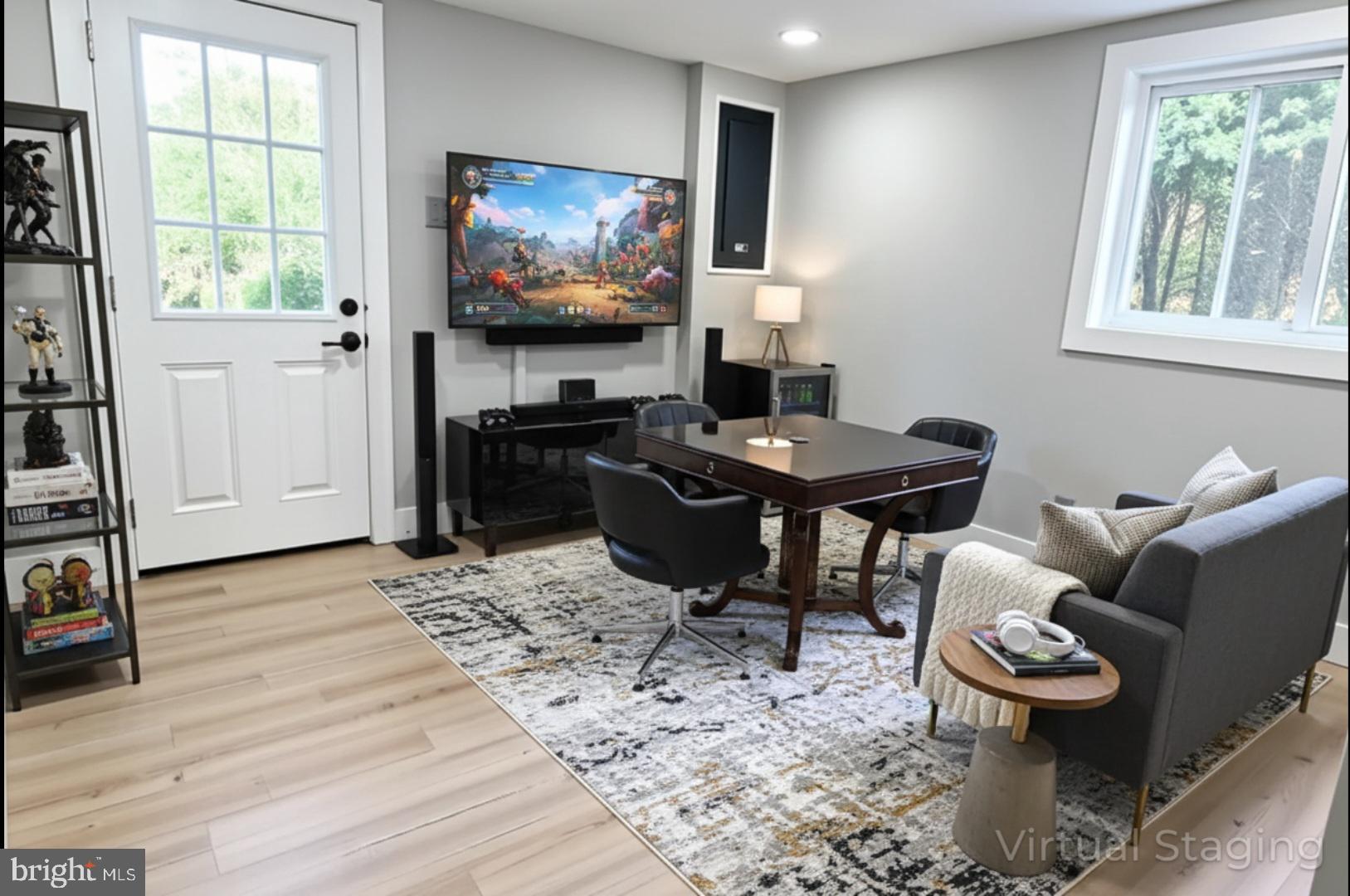 5401 Ferndale Street Springfield, VA 22151 - Photo 4 of 28 a living room with furniture a window and a flat screen tv