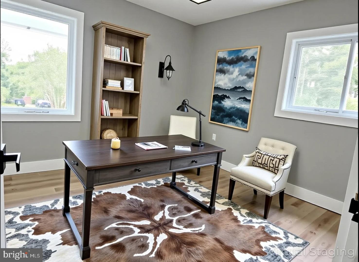 5401 Ferndale Street Springfield, VA 22151 - Photo 8 of 28 a view of a workspace with furniture and a window