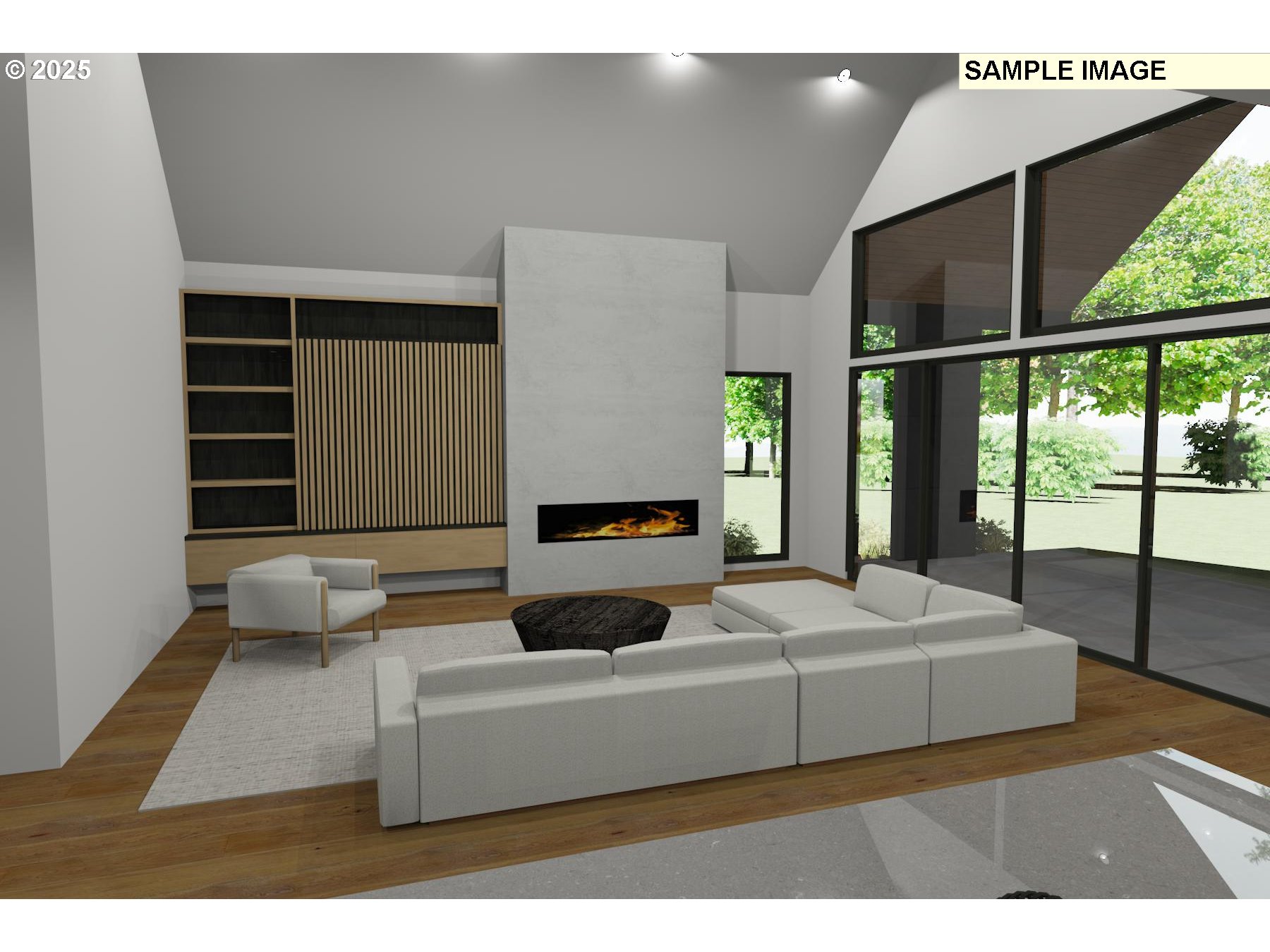 630 Northwest Halifax Street, Unit LOT 15 Camas, WA 98607 - Photo 3 of 9 a living room with furniture and a large window