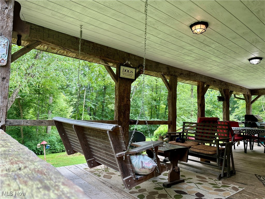 325 North Fork Road New Matamoras, OH 45767 - Photo 42 of 50 View of patio featuring a wooden deck