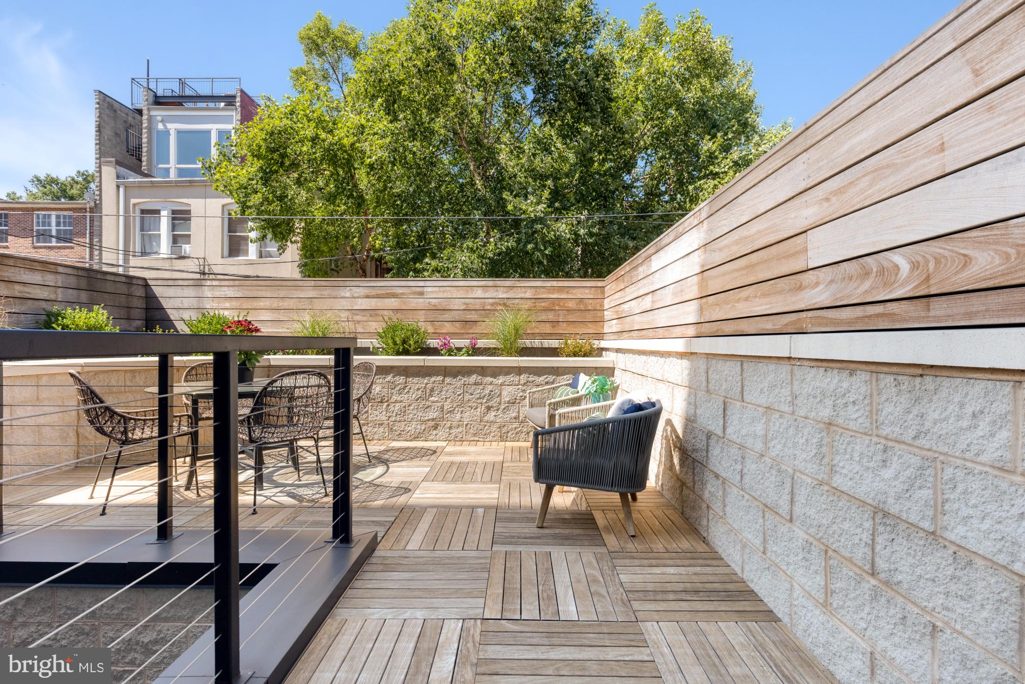1628 11th Street Northwest, Unit 105 Washington, DC 20001 - Photo 19 of 55 a roof deck view with a seating space