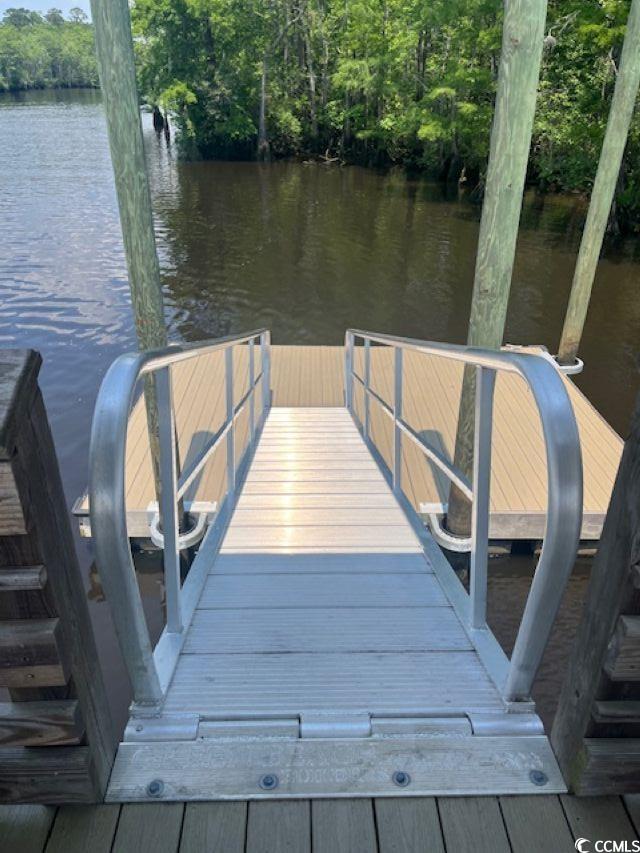 111 Rose Water Loop Myrtle Beach, SC 29588 - Photo 37 of 39 Dock area featuring a water view