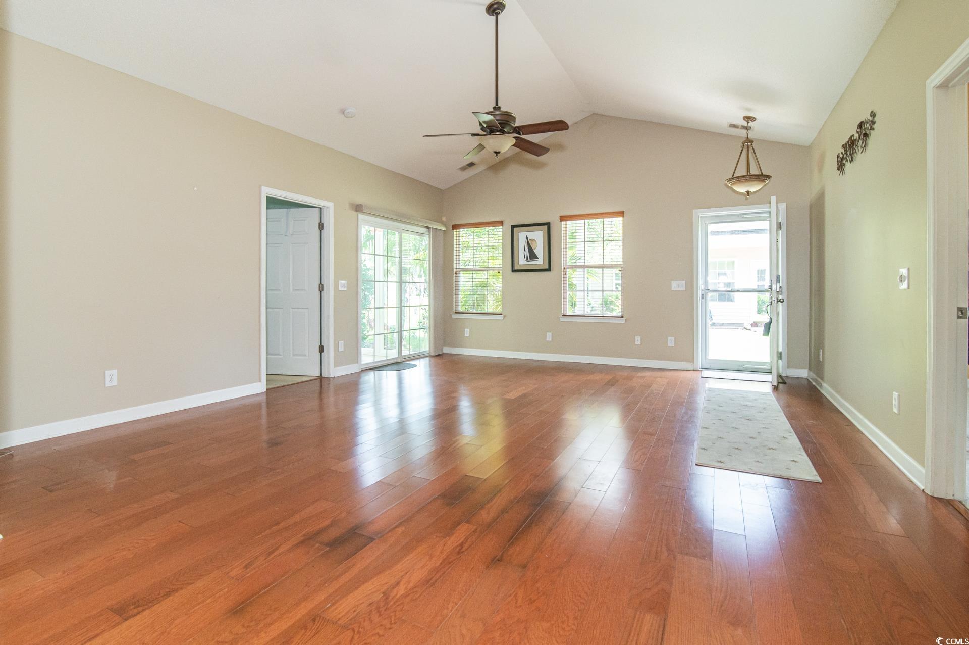 111 Rose Water Loop Myrtle Beach, SC 29588 - Photo 7 of 39 Spare room with a ceiling fan, wood finished floor