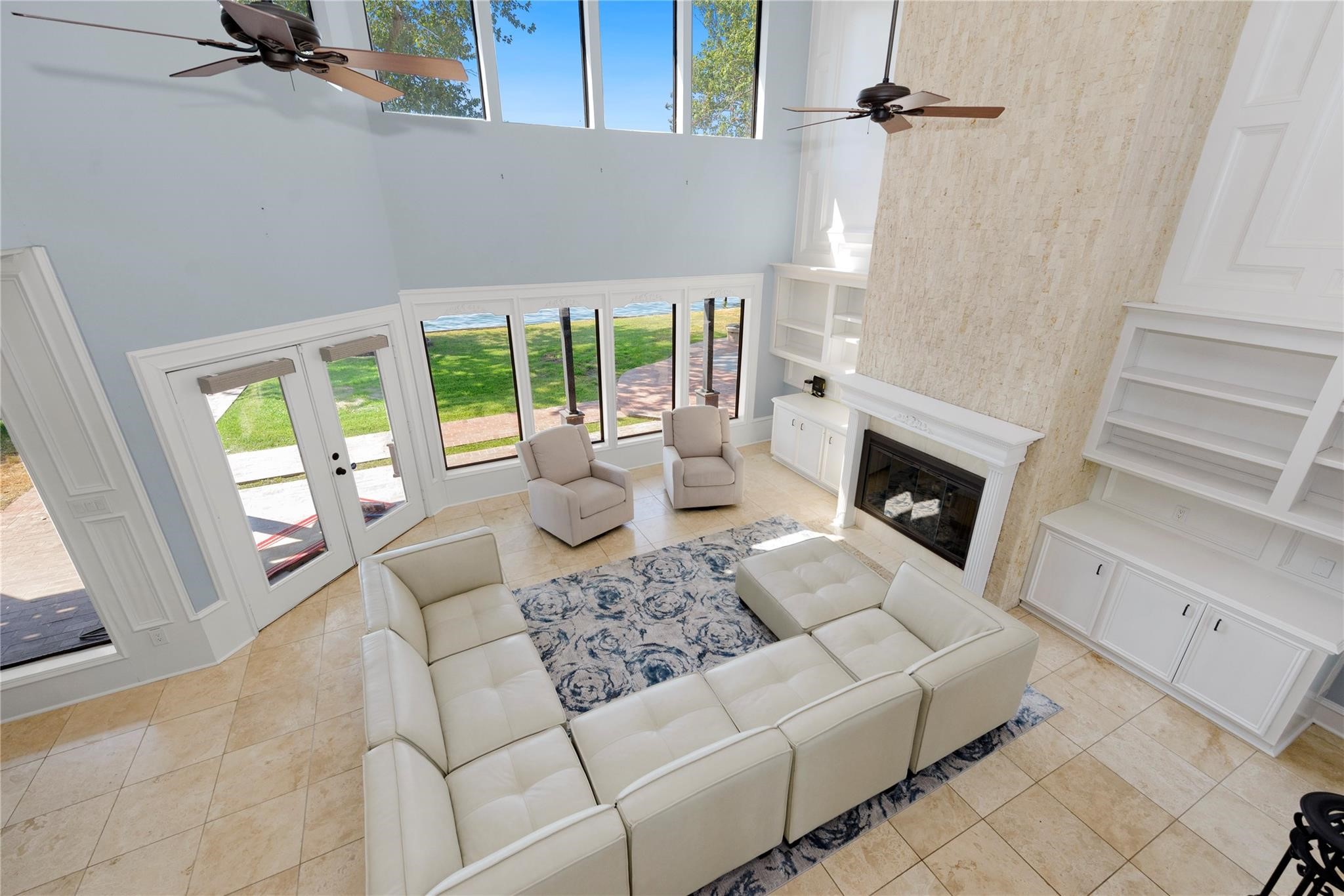 12098 Sagittarius East Willis, TX 77318 - Photo 5 of 37 a living room with furniture and a fireplace