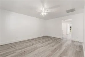 wooden floor in an empty room