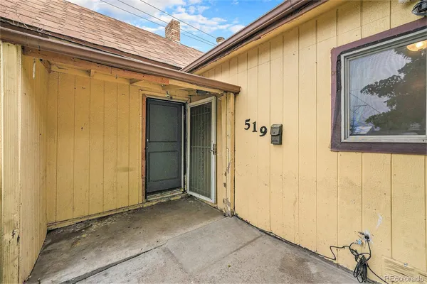 a view of a front door