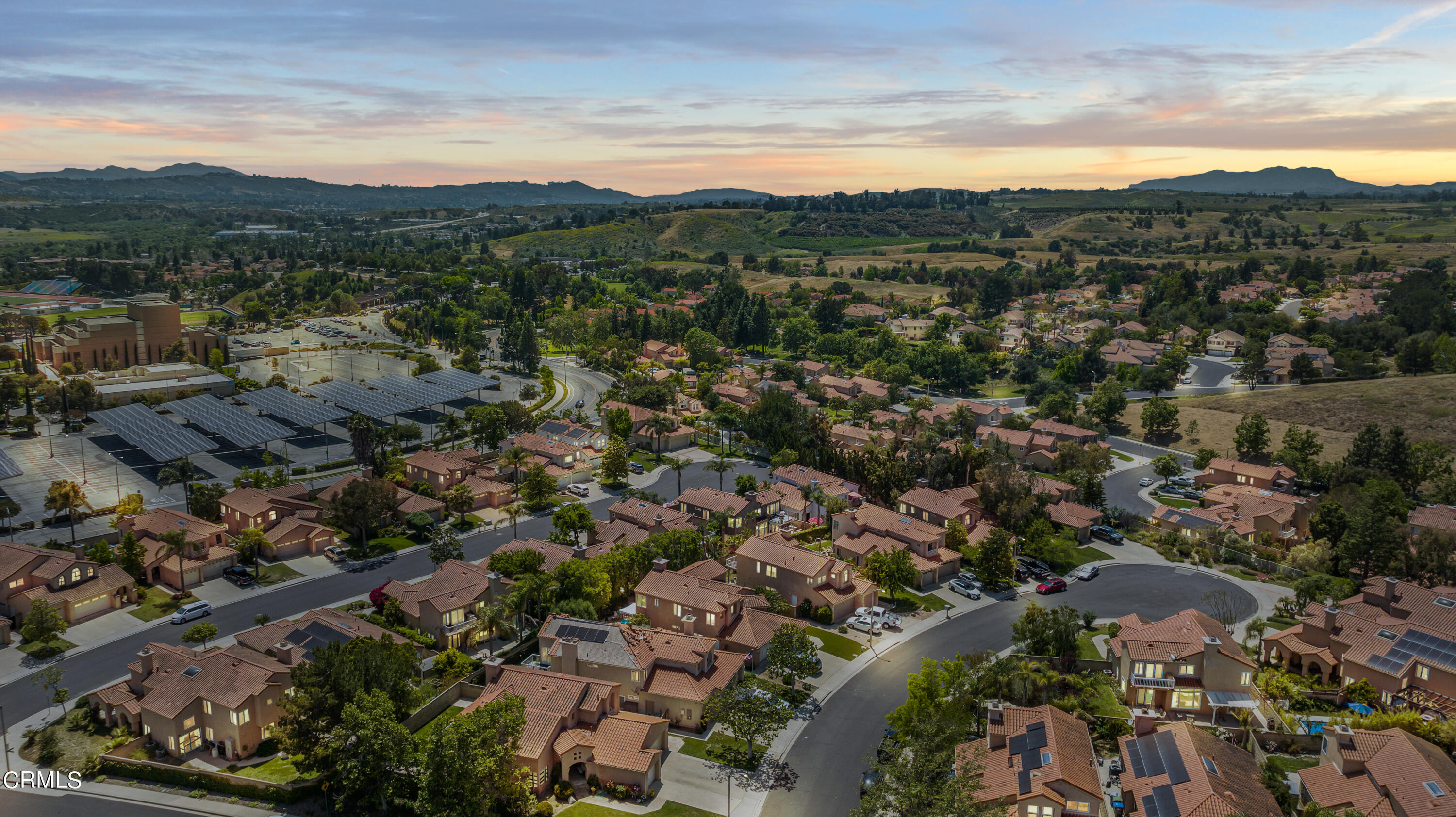 15737 Milne Circle Moorpark, CA 93021 - Photo 36 of 38 an aerial view of a city