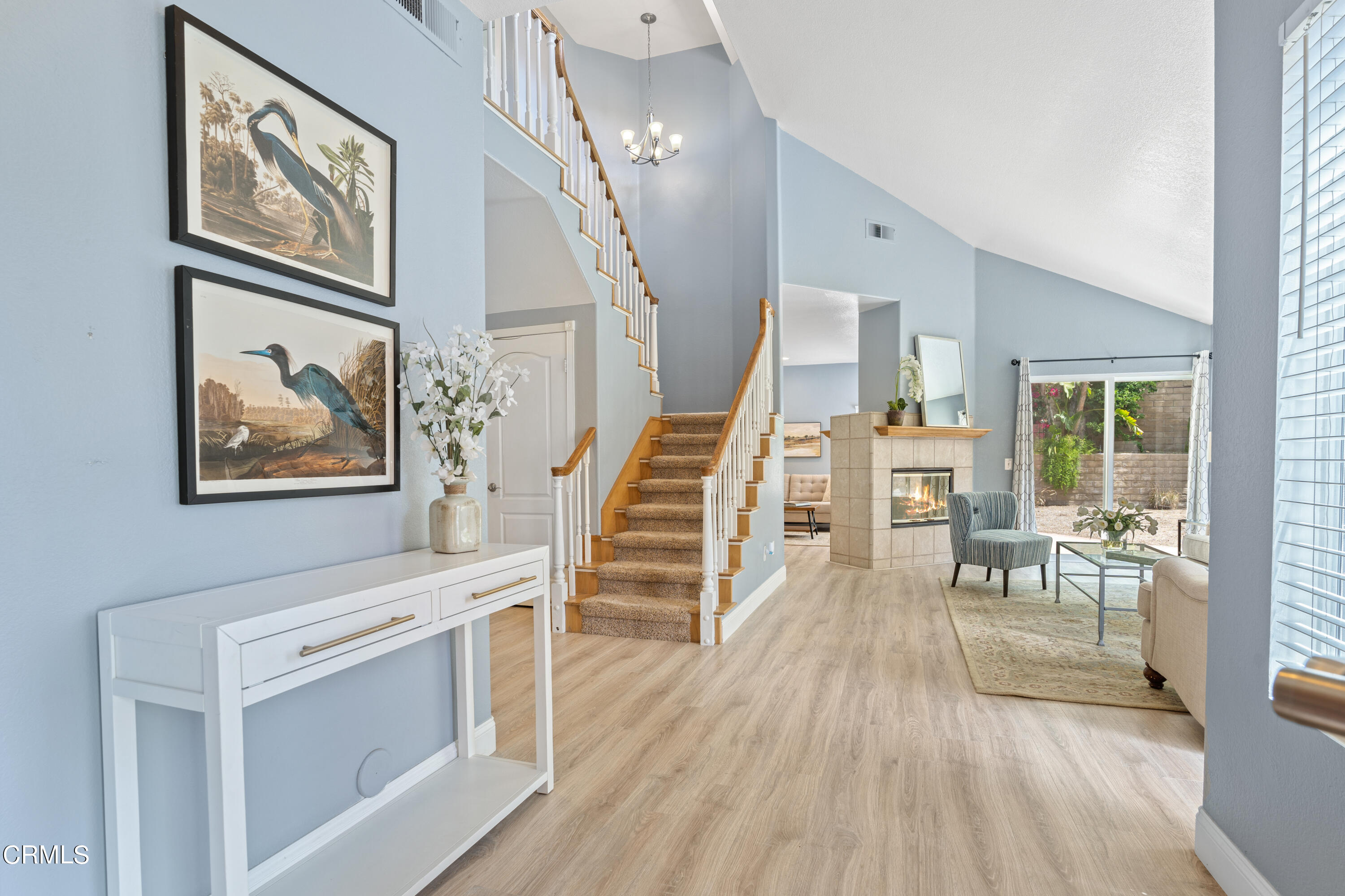15737 Milne Circle Moorpark, CA 93021 - Photo 5 of 38 a view of a livingroom with furniture staircase and front door