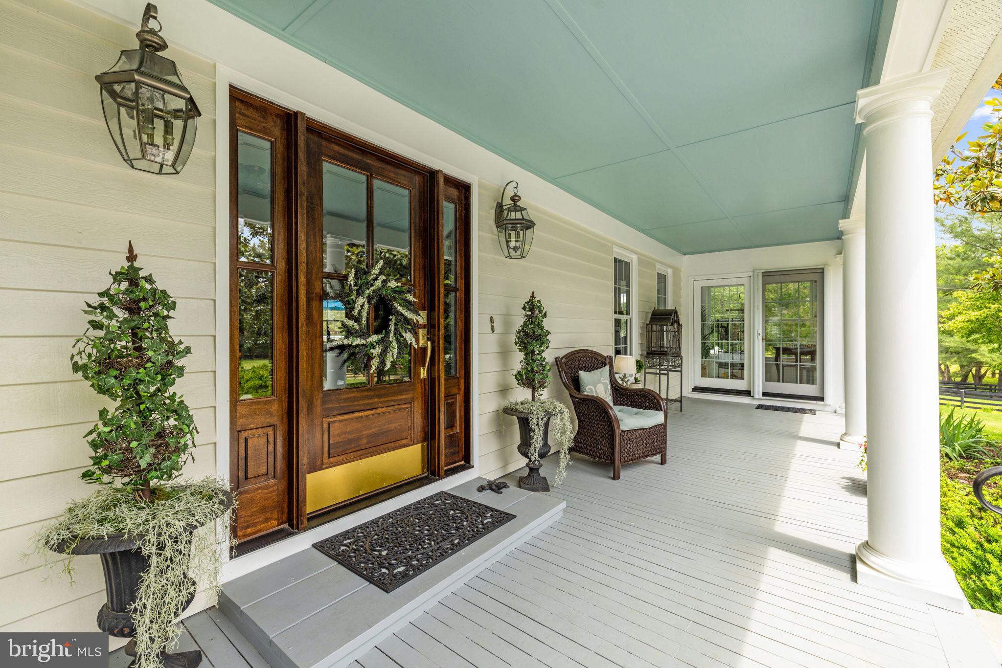 21185 St Louis Road Middleburg, VA 20117 - Photo 5 of 83 New custom front door and sunroom
