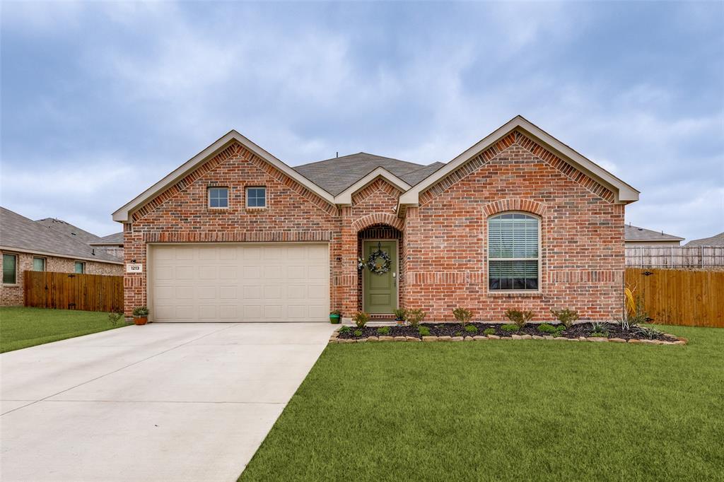 1213 Dragon Street Azle, TX 76020 - Photo 2 of 27 front view of house with a yard