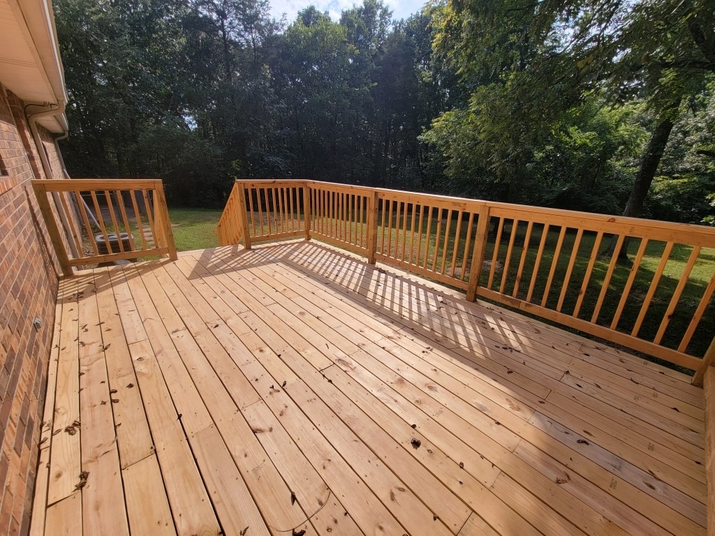 6824 Beckwith Road Mount Juliet, TN 37122 - Photo 25 of 36 a view of balcony with wooden floor and yard