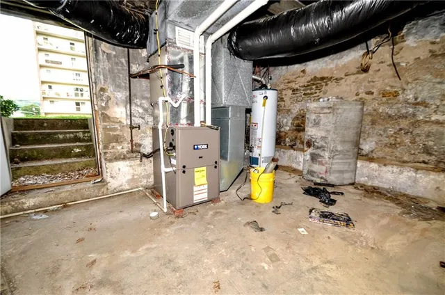 a view of a balcony with city view