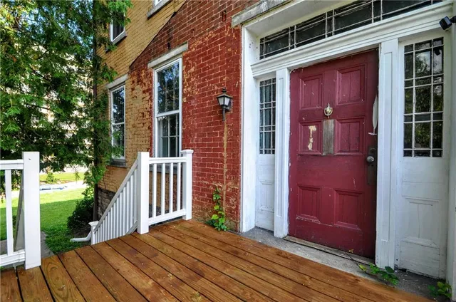 a view of a entryway with a rug