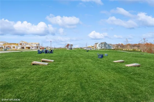 a view of a lounge chairs in the garden