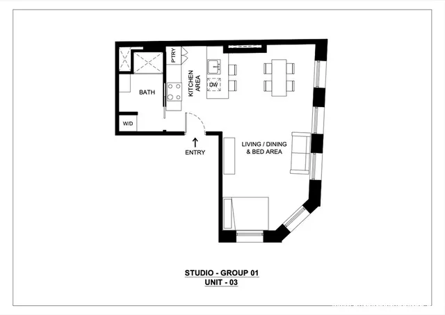 $3,300 | 281 Franklin Street, Unit 203, Boston, MA 02110