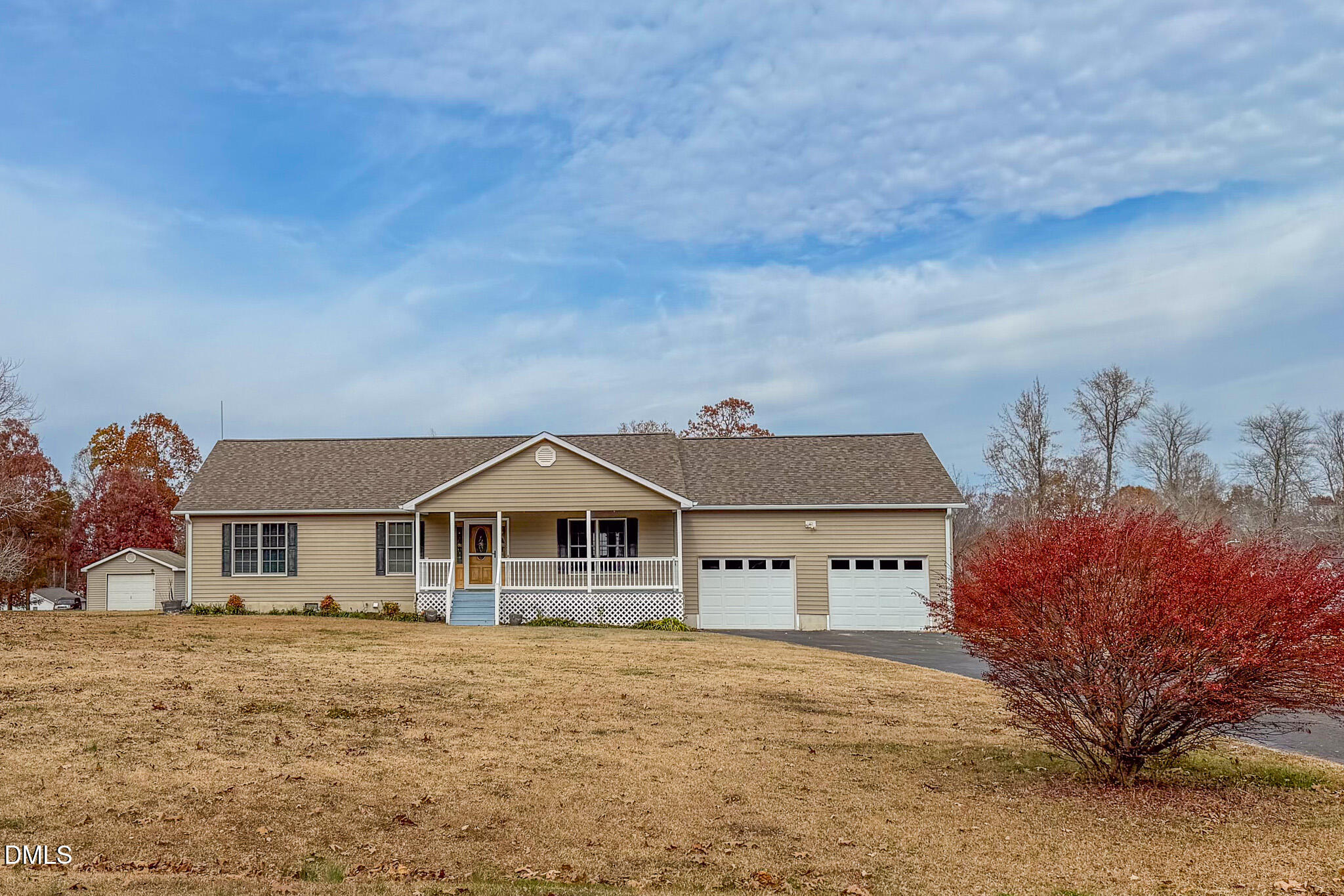 111 Fox Crossing Drive Roxboro, NC 27574 - Photo 9 of 25 a front view of a house with a yard