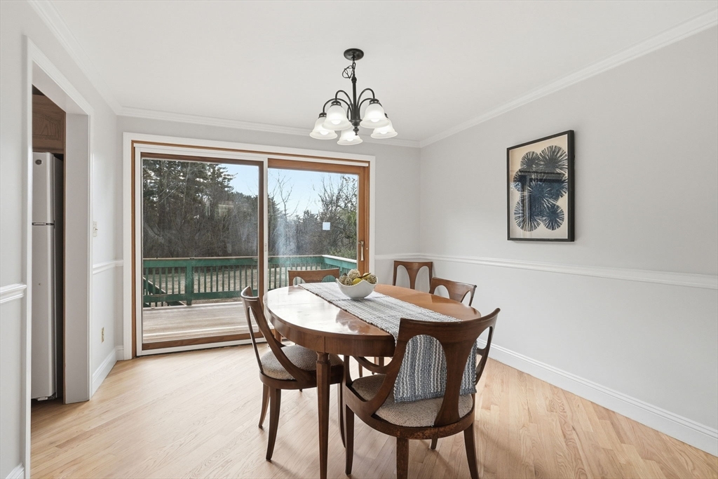 1032 Main Street, Unit 6 Millis, MA 02054 - Photo 7 of 42 a view of a dining room with furniture window and wooden floor