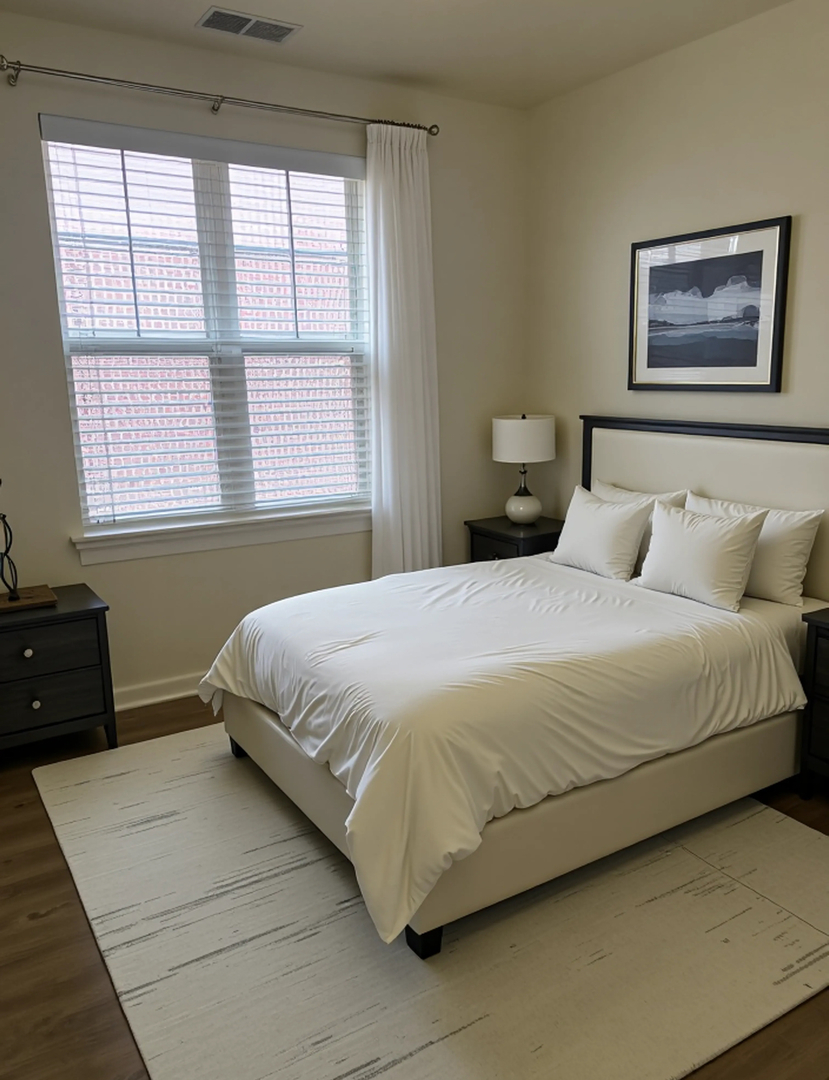 653 West Division Street, Unit B Chicago, IL 60610 - Photo 10 of 13 a bedroom with a bed and a window