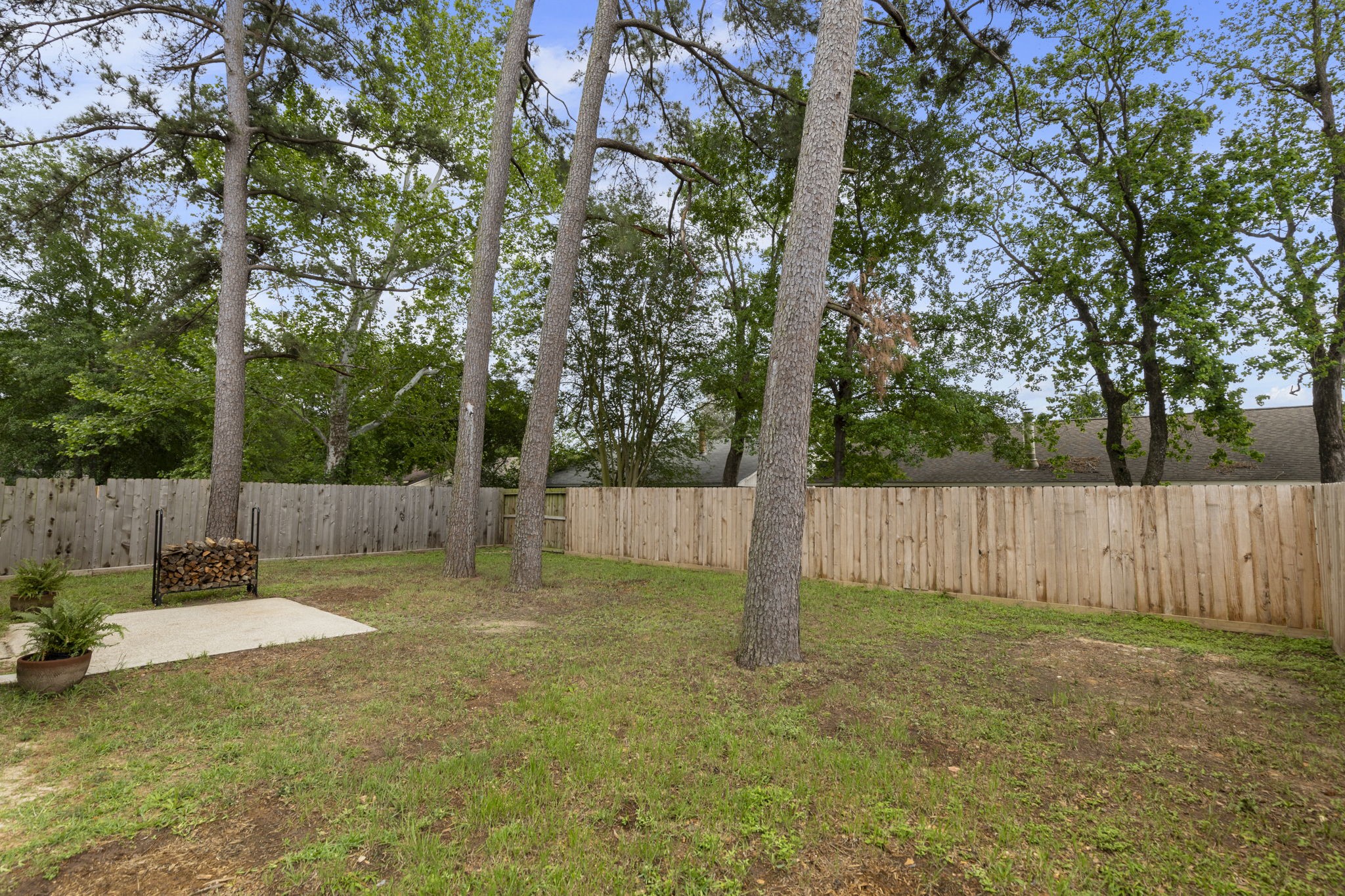 4715 Towermont Lane Spring, TX 77388 - Photo 26 of 35 Endless opportunities in this backyard to create your custom outdoor living area.