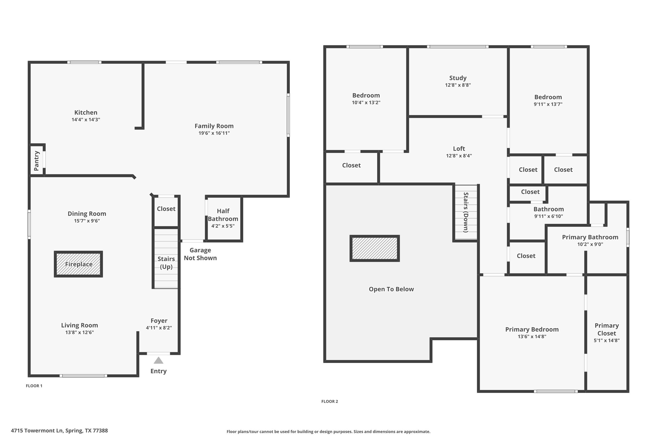 4715 Towermont Lane Spring, TX 77388 - Photo 35 of 35 Floorplan