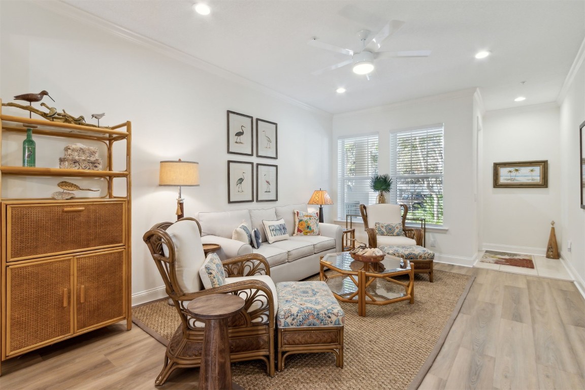 1824 Perimeter Park Road West Fernandina Beach, FL 32034 - Photo 4 of 24 a living room with furniture and wooden floor