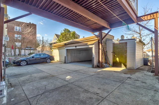 a view of a car parking garage