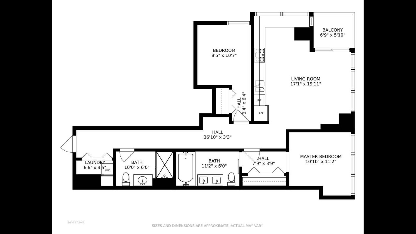 235 West Van Buren Street, Unit 1815 Chicago, IL 60607 - Photo 17 of 17 a picture of floor with a white wall and couches