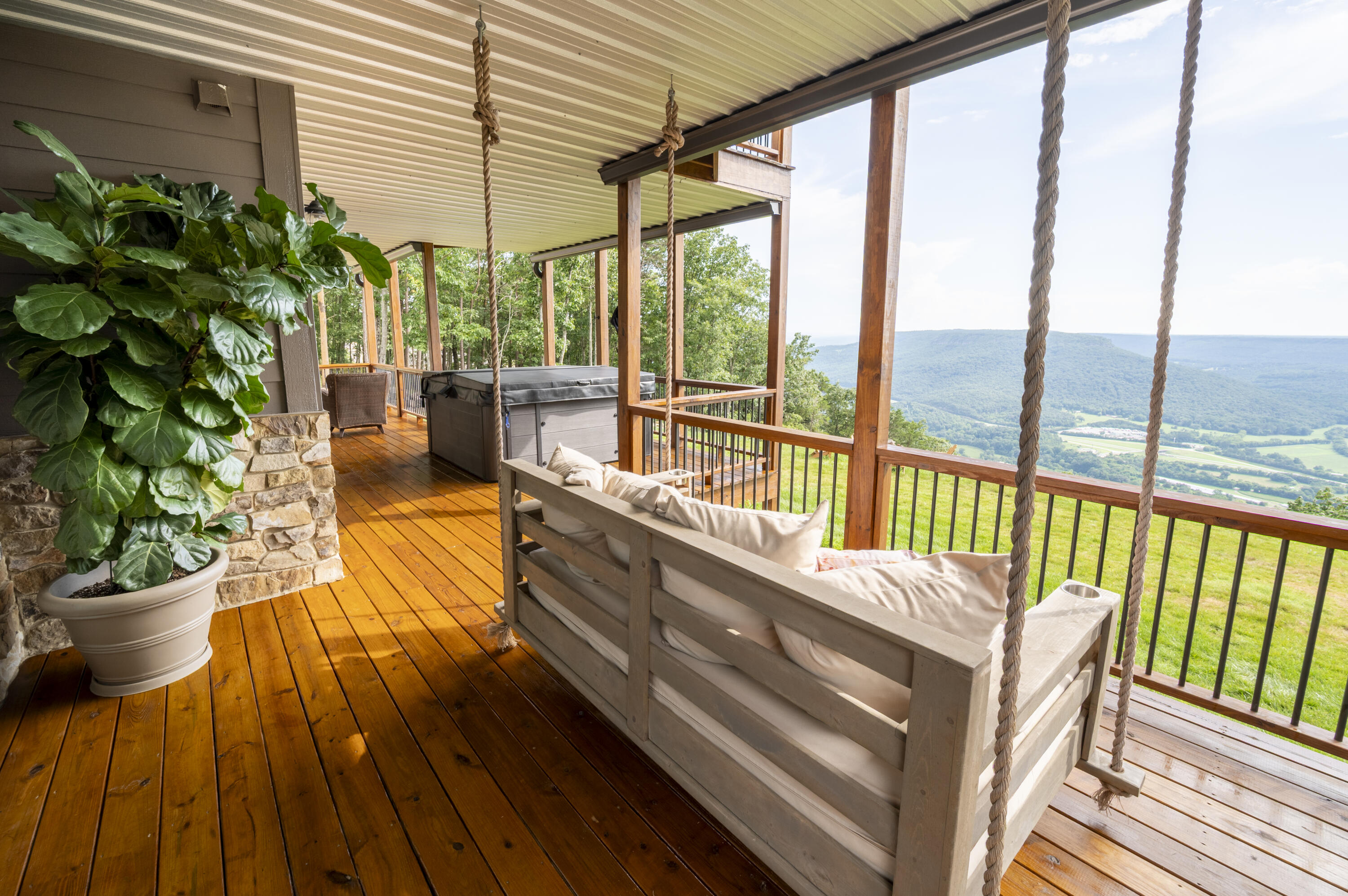 2313 Sunset Drive Rising Fawn, GA 30738 - Photo 29 of 46 Covered Deck with Views