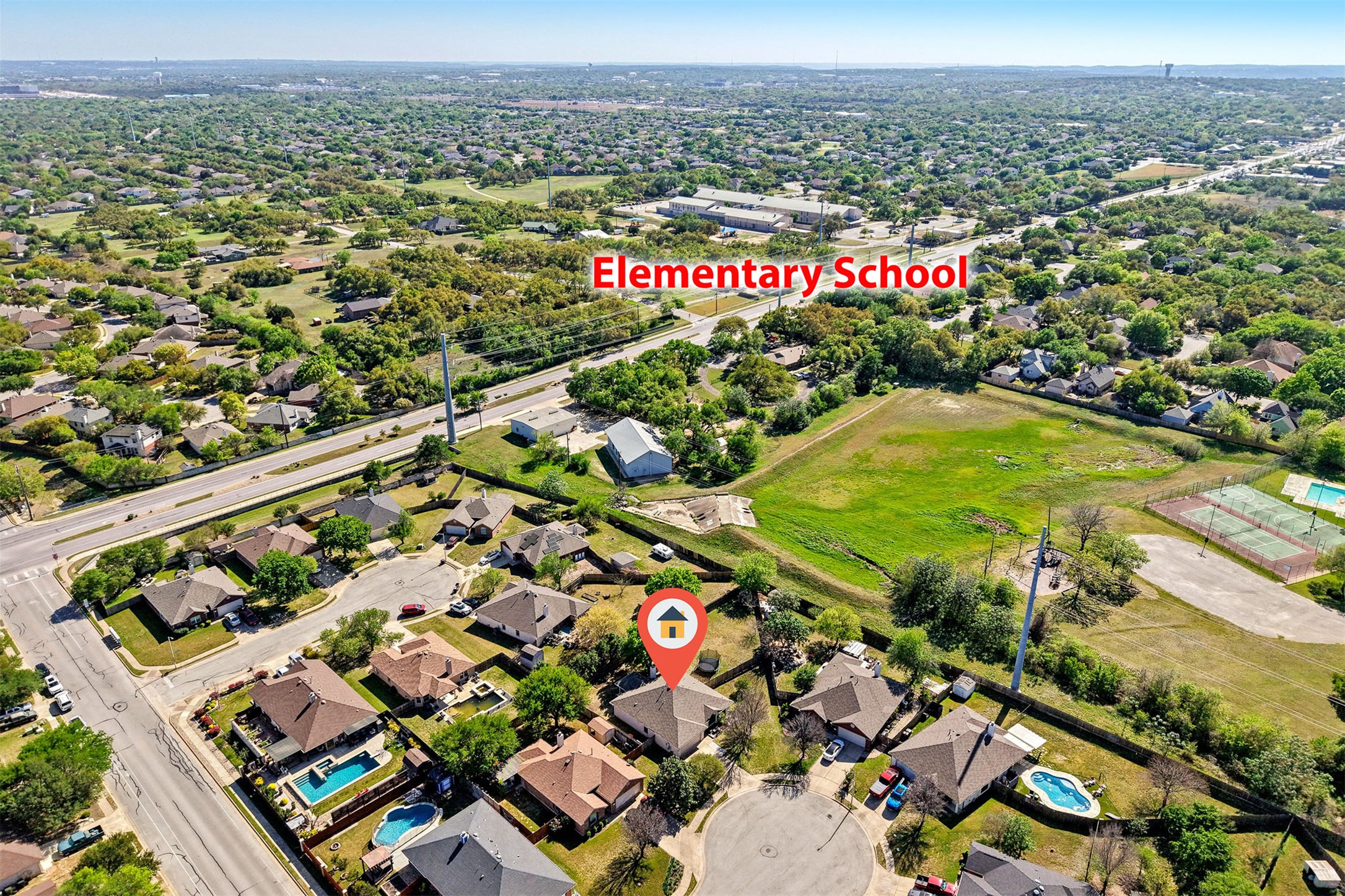 902 Ridgemont Circle Leander, TX 78641 - Photo 27 of 34 an aerial view of a city