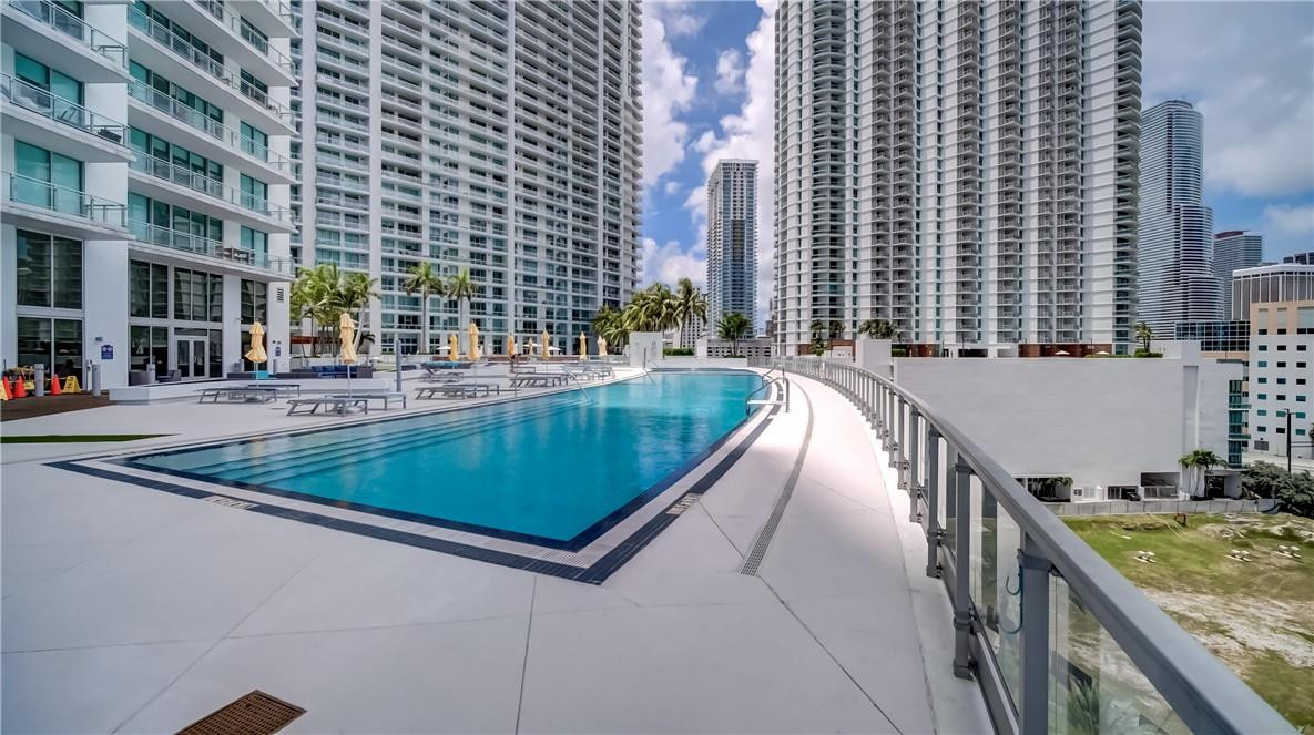 92 Southwest 3rd Street, Unit 1606 Miami, FL 33130 - Photo 27 of 62 a view of a balcony with chairs