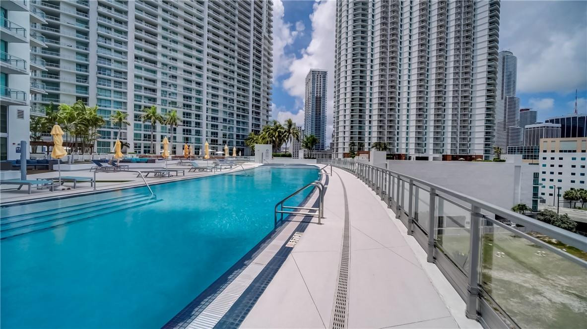 92 Southwest 3rd Street, Unit 1606 Miami, FL 33130 - Photo 28 of 62 a view of balcony with outdoor space and sitting area