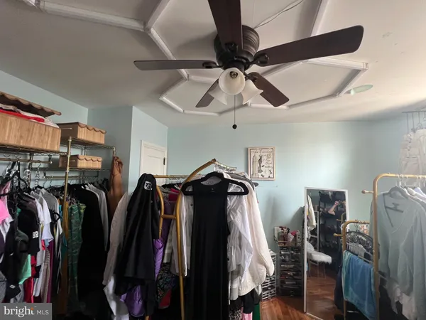 a view of a walk in closet