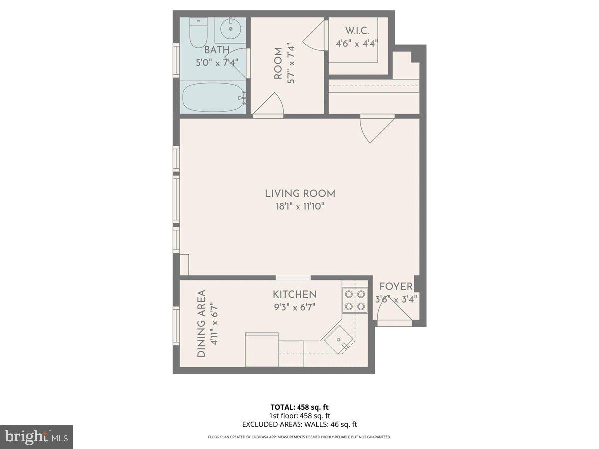 1909 North Rhodes Street, Unit 25 Arlington, VA 22201 - Photo 3 of 30 a picture of a wall with a white wall