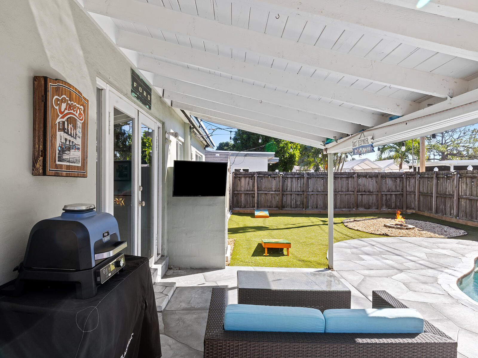 6960 Thomas Street Hollywood, FL 33021 - Photo 23 of 32 a view of a swimming pool with a patio